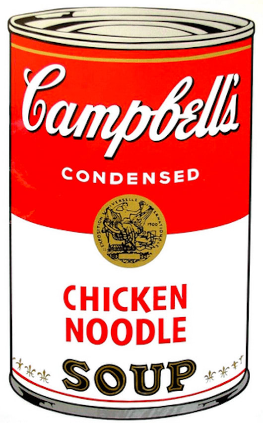 Andy Warhol, Chicken Noodle Soup F.S. II 45, 1968