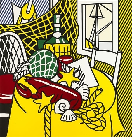 Roy Lichtenstein, Still Life With Lobster (C. 129), 1974