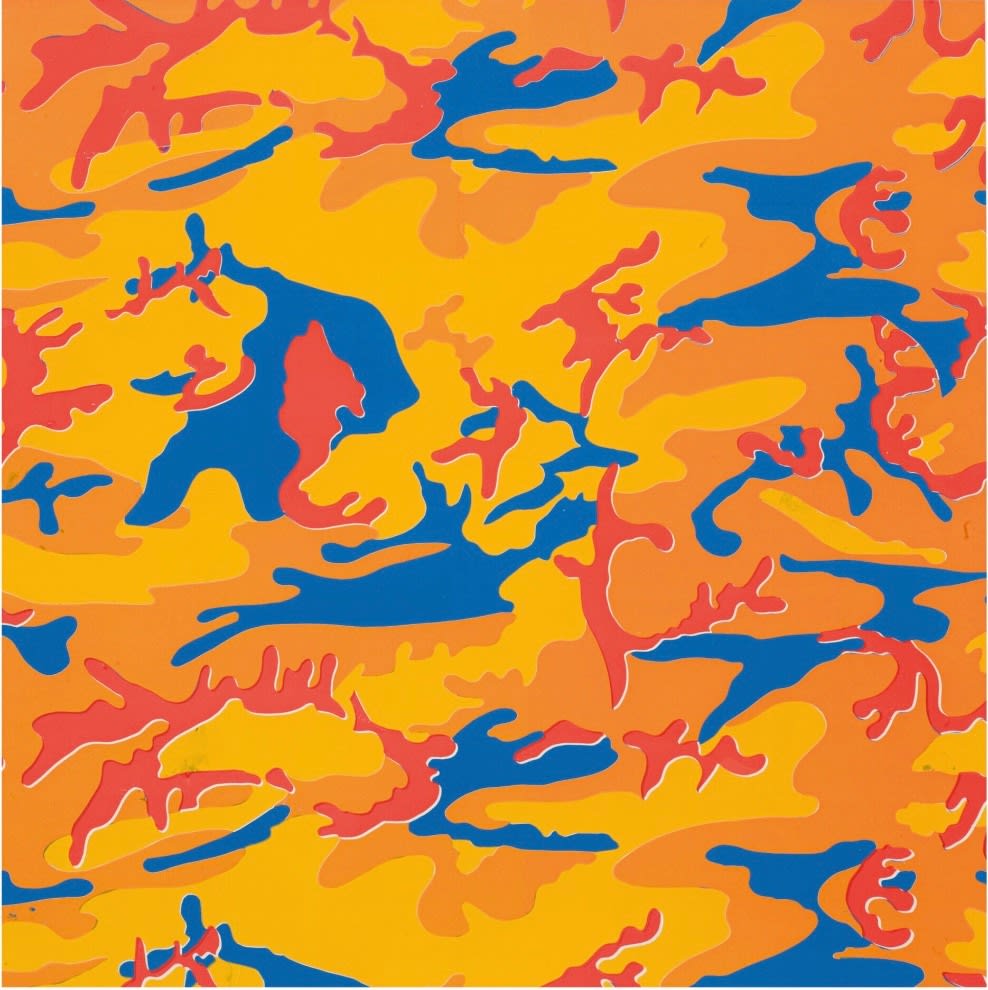 Andy Warhol, Camouflage Trial Proof TP 4/84, 1987