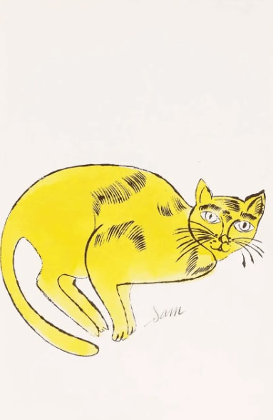 Andy Warhol, F.S. IV 67A, from 25 Cats Named Sam, ca . 1954