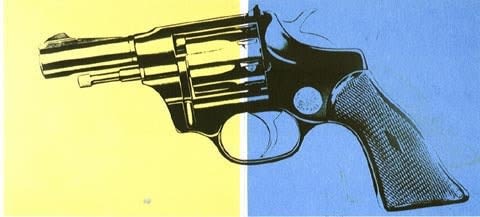 Andy Warhol, Gun F.S. IIIA 34 (A), 1982