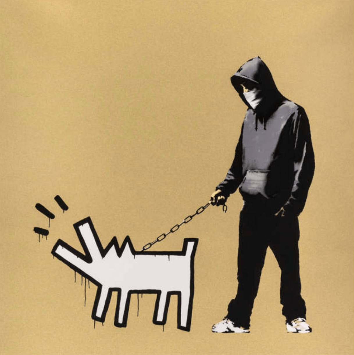 Banksy, Choose Your Weapon Khaki, 2010