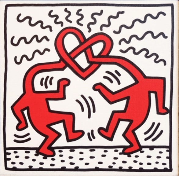 Keith Haring, Untitled (Love), 1989