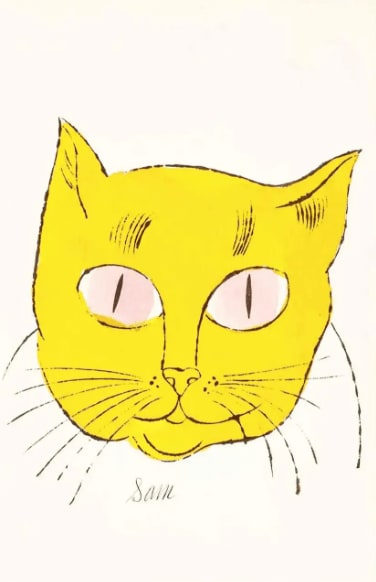 Andy Warhol, F.S. IV 58A, from 25 Cats Named Sam, ca . 1954
