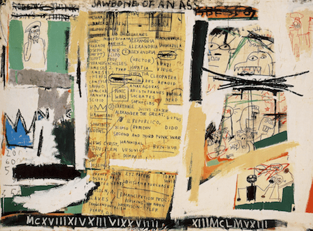 Jean-Michel Basquiat, Jawbone Of An Ass, from Portfolio II , 1982-2004