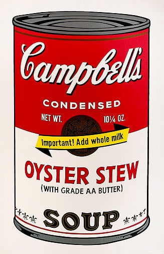 Andy Warhol, Oyster Stew Soup F.S. II 60, 1969
