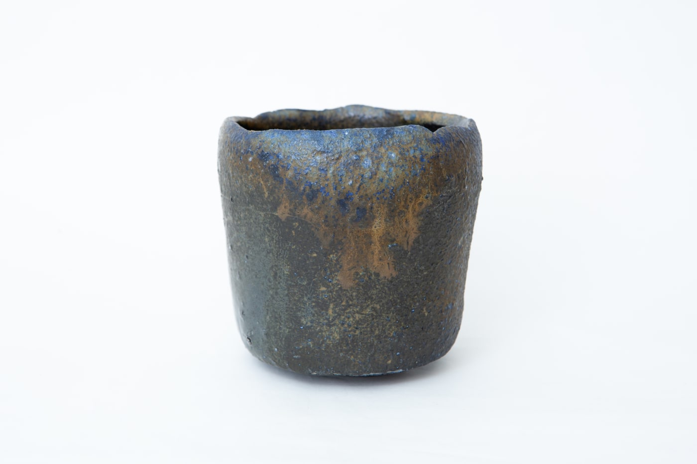 Hiroshi Goseki, 蒼変黒茶盌, 2021