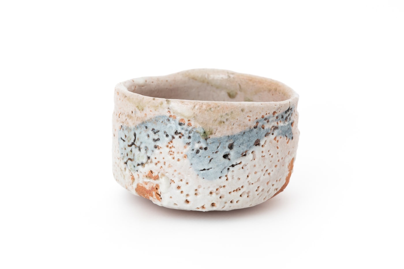 Kai Tsujimura, Shino Tea Bowl - 志野茶碗