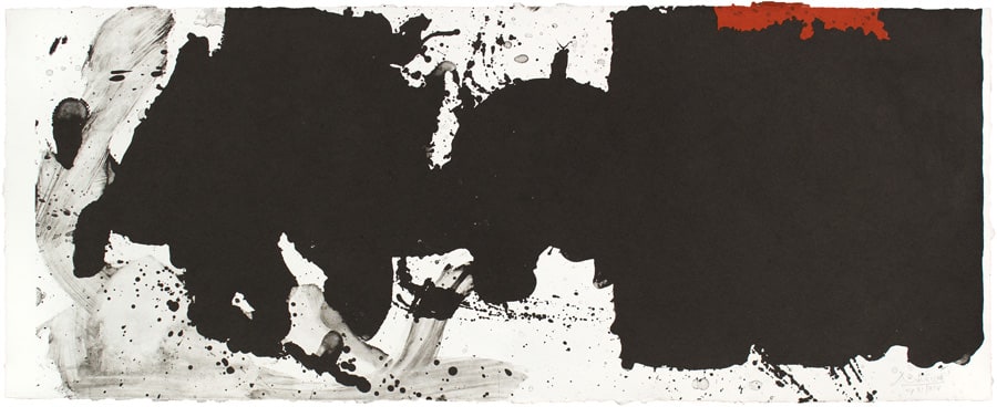 Robert Motherwell, BLACK WITH NO WAY OUT, 1983