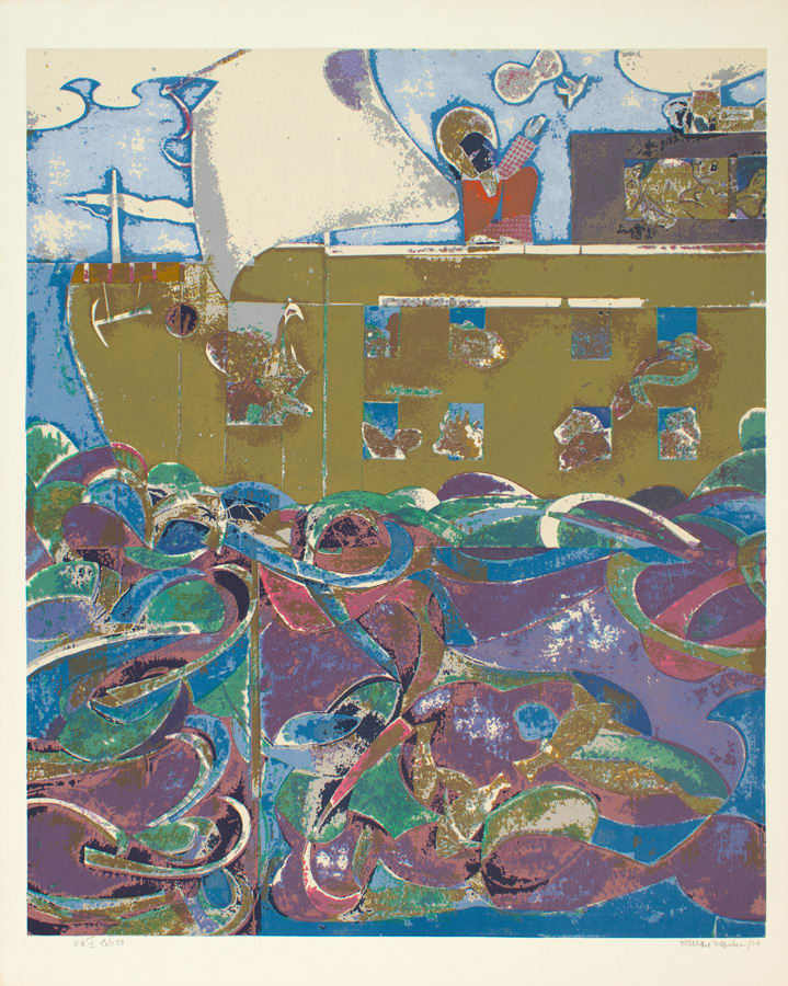 Romare Bearden, NOAH, THIRD DAY, 1974