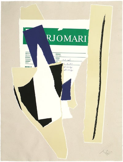 Robert Motherwell, AMERICA-LA FRANCE VARIATIONS IX, 1984