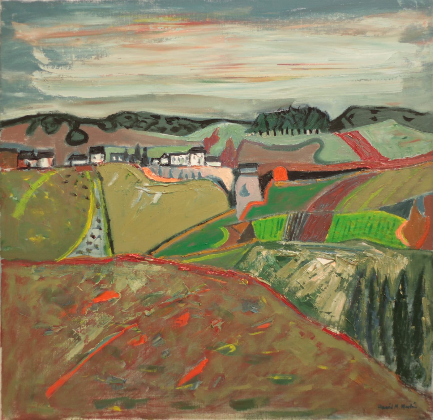 David Martin, Glenfarg Hillside, 1998