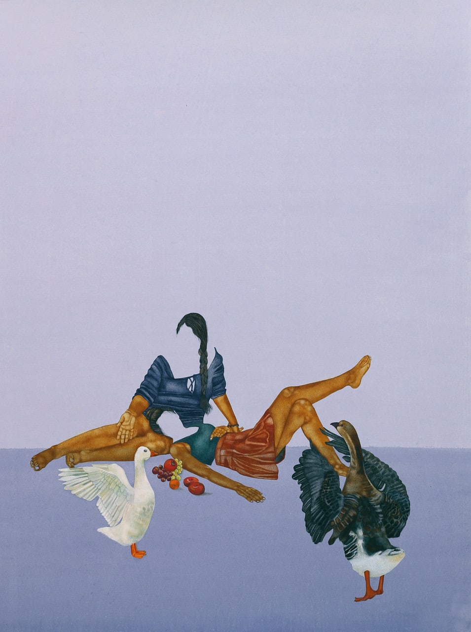 Rabia Farooqui, The upright position, 2021