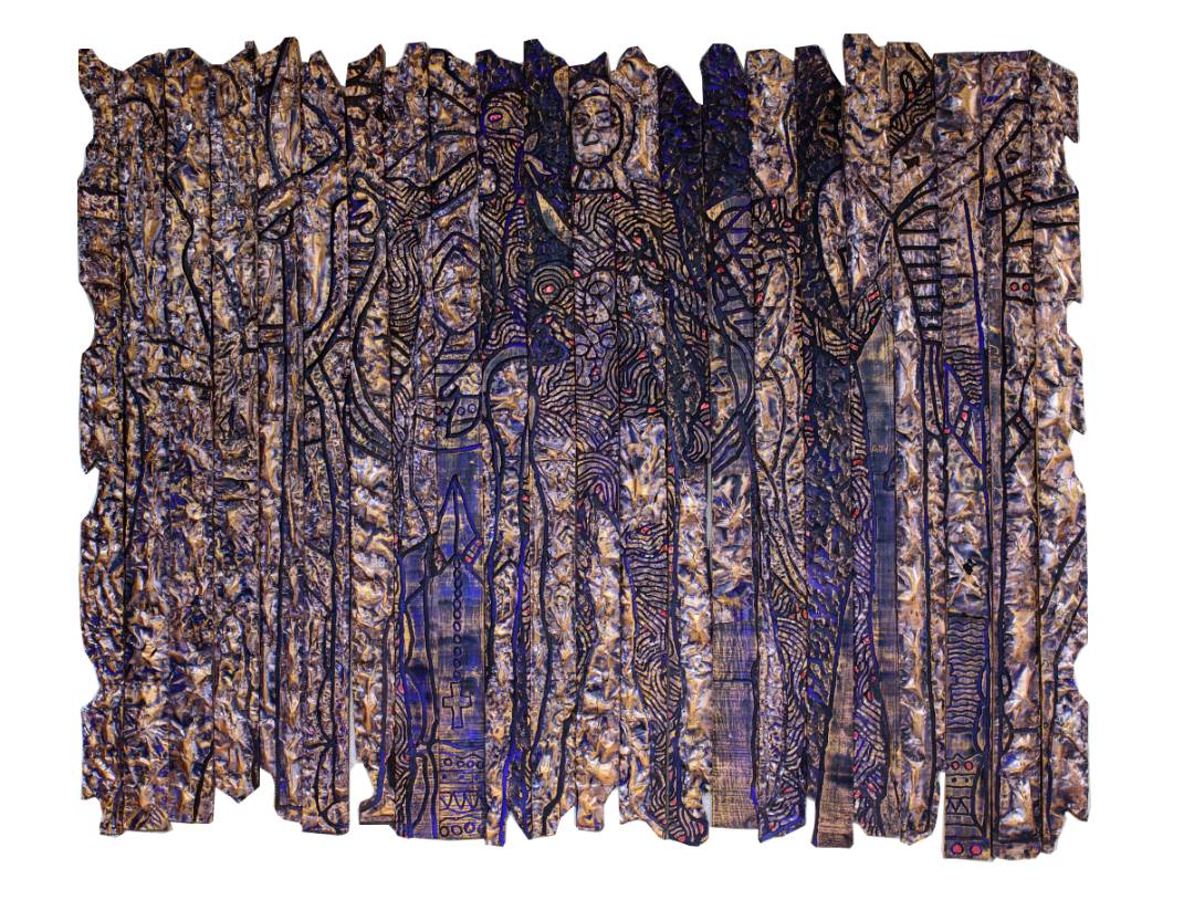 Gerald Chukwuma, Purple Prayer, 2018