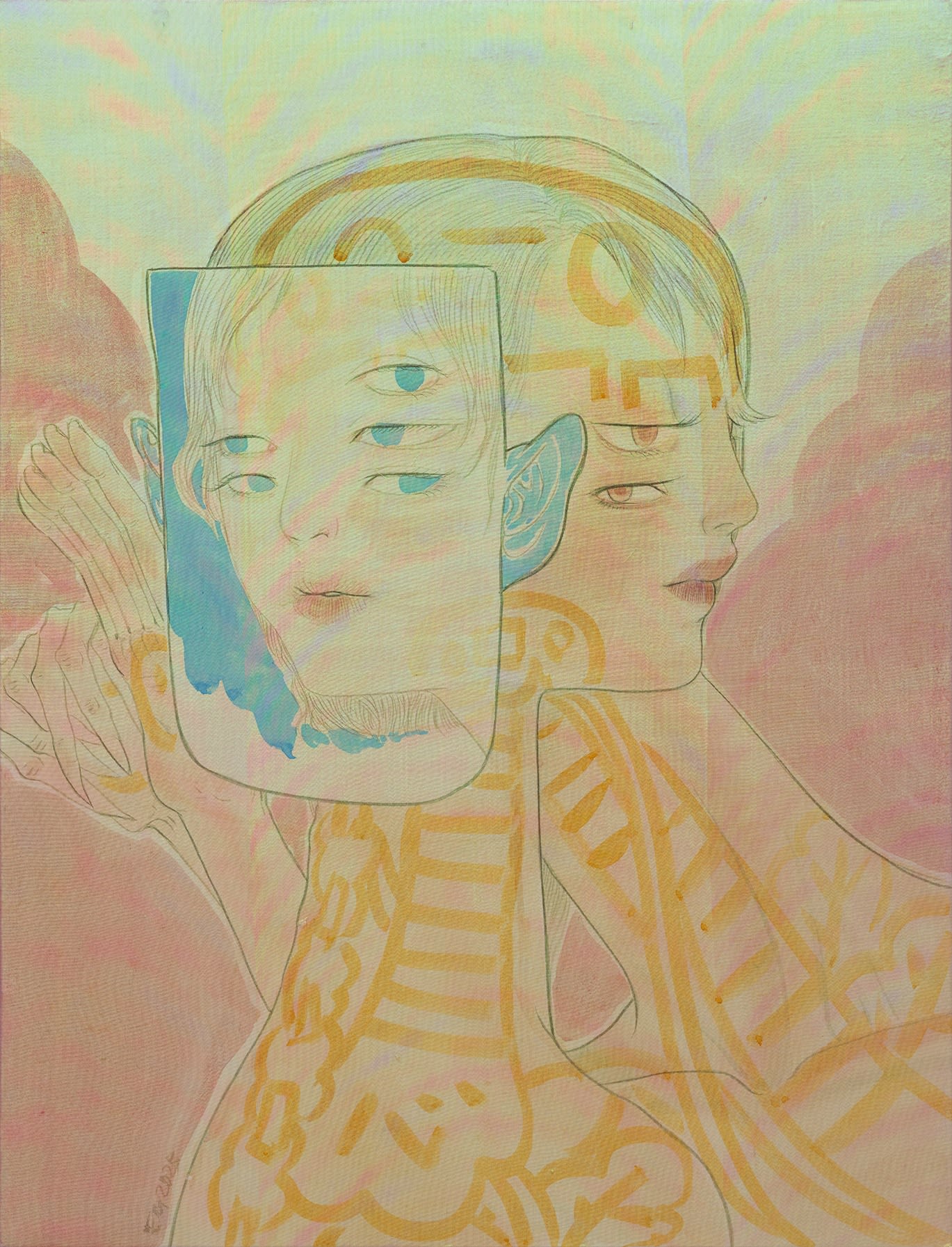Tae Kim, Mask and my mirror, 2025