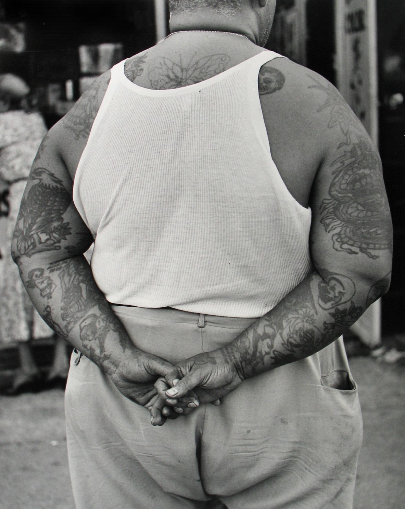 Leon Levinstein, Back Tattoo, c.1965