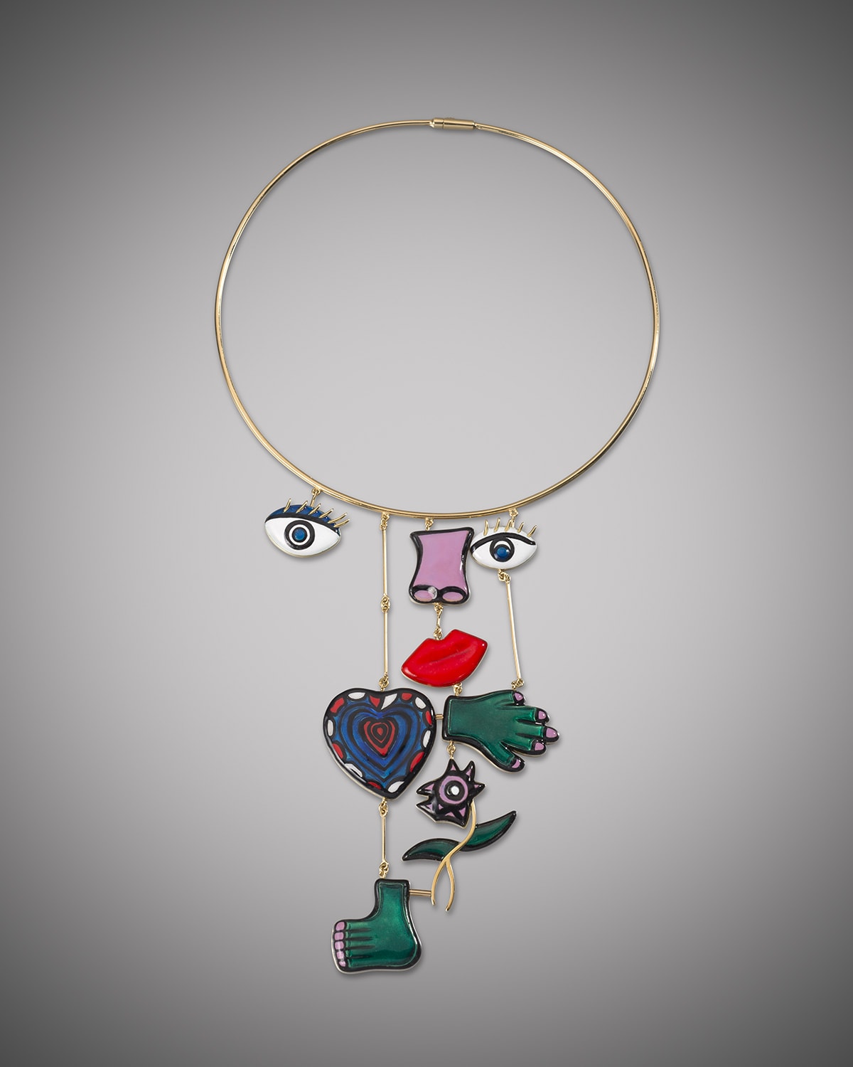 Niki de Saint Phalle Assemblage Necklace, 1974/2015