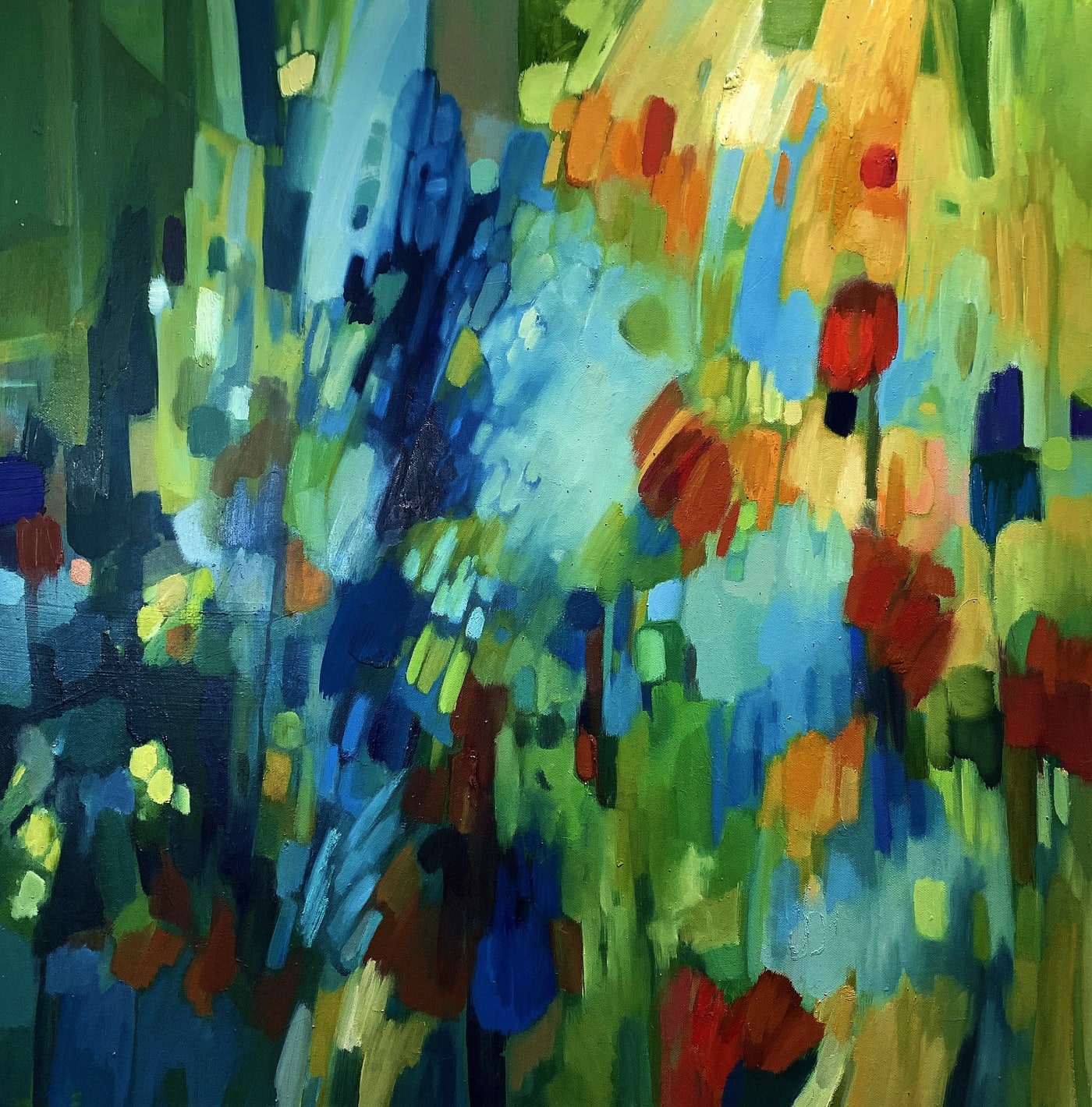 Louise Isackson, Composition of 'Blue in Green', 2020