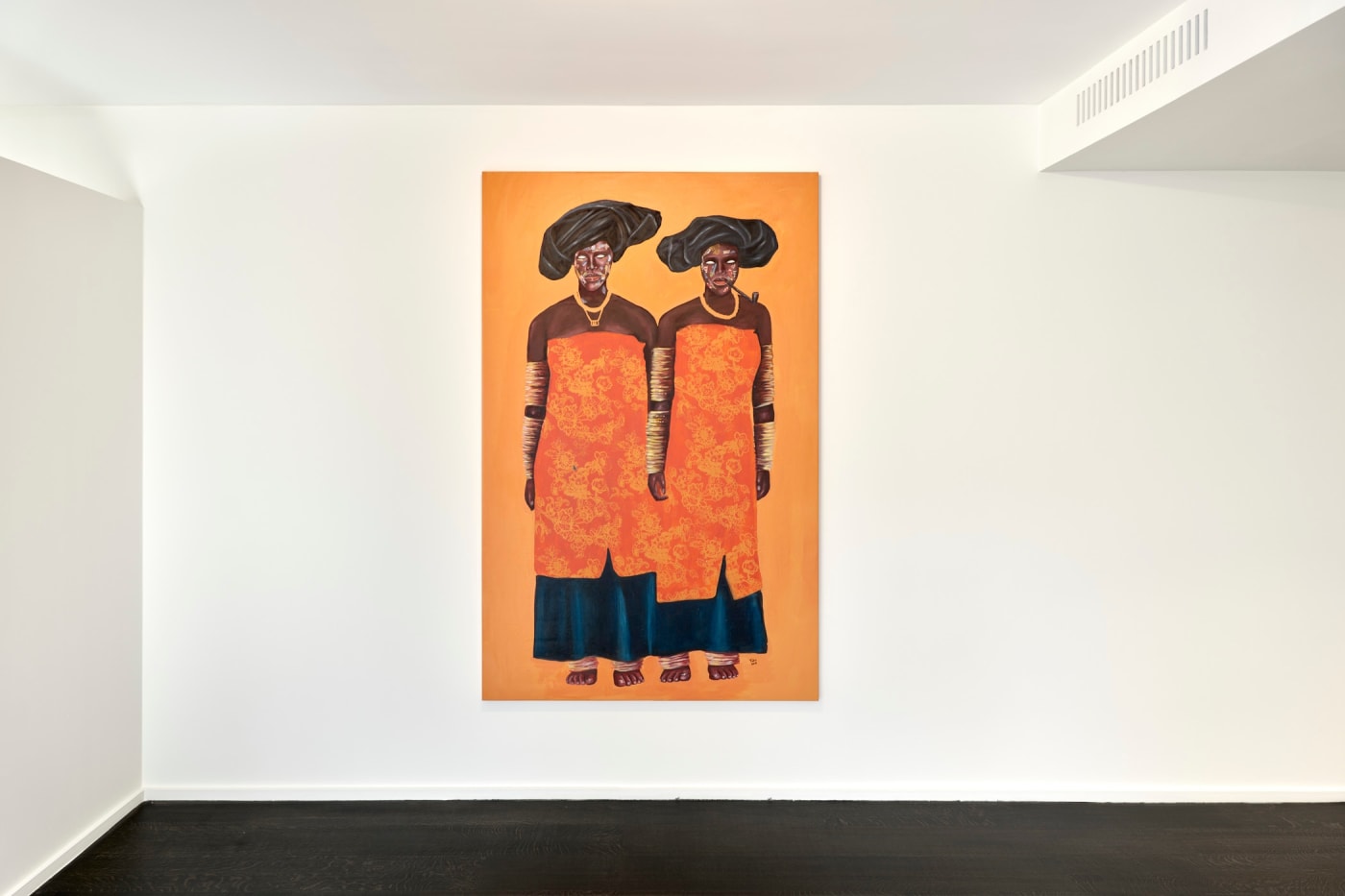Emmanuel Taku, (RESERVED) Orange Sister’s Keeper, 2021