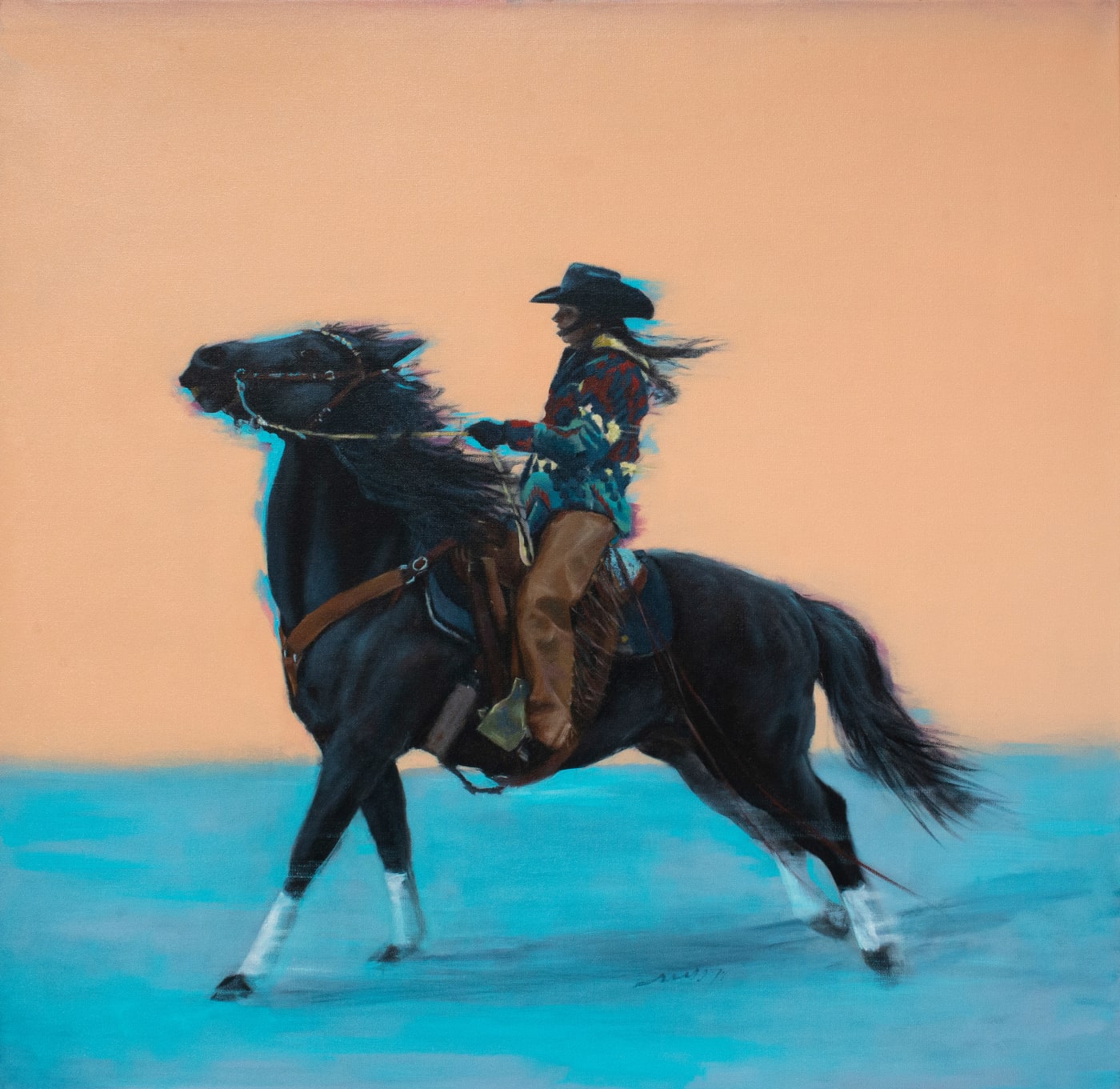 Michael Corner, Woman and Horse