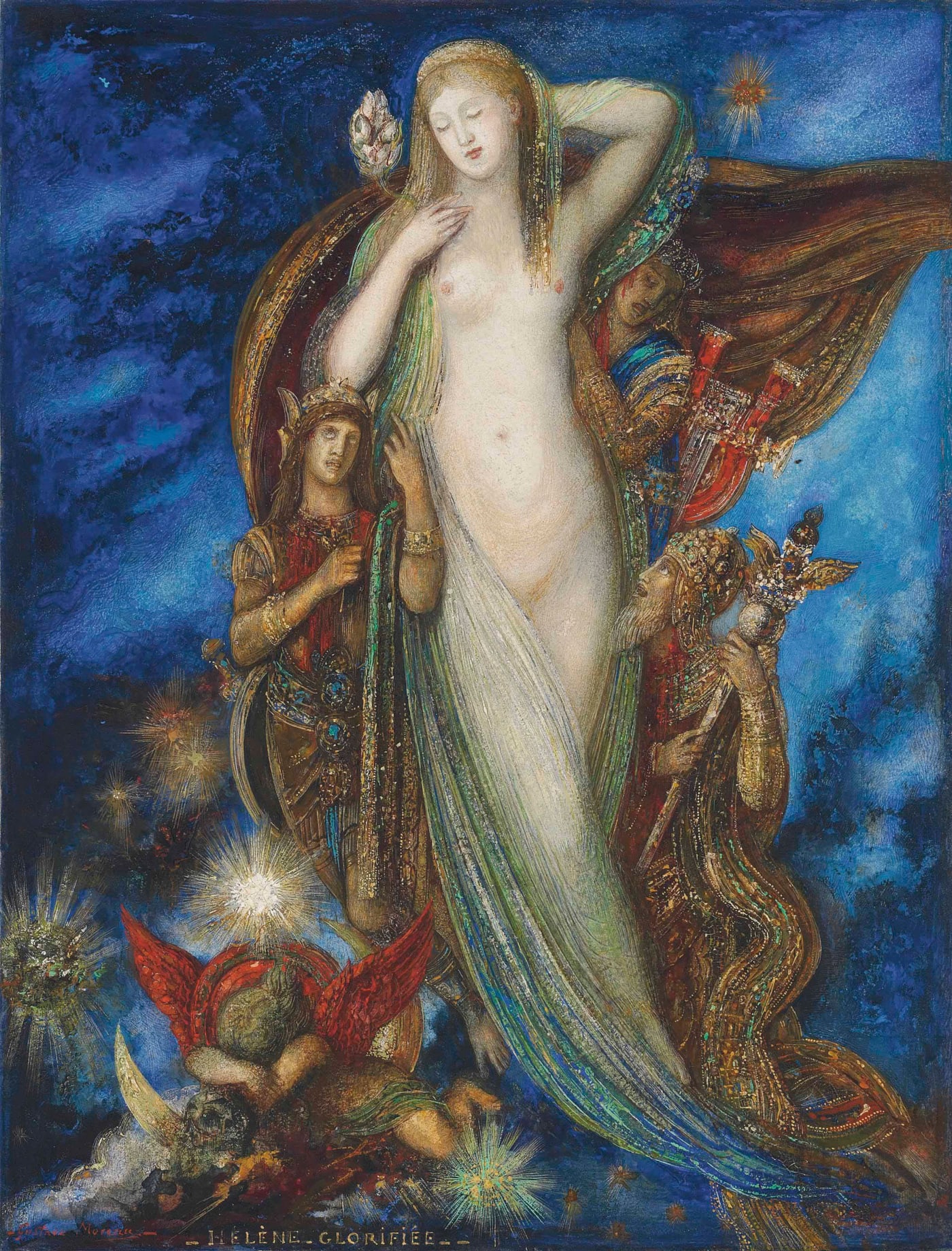 Gustave Moreau (1826-1898), Hélène Glorifiée, 1896