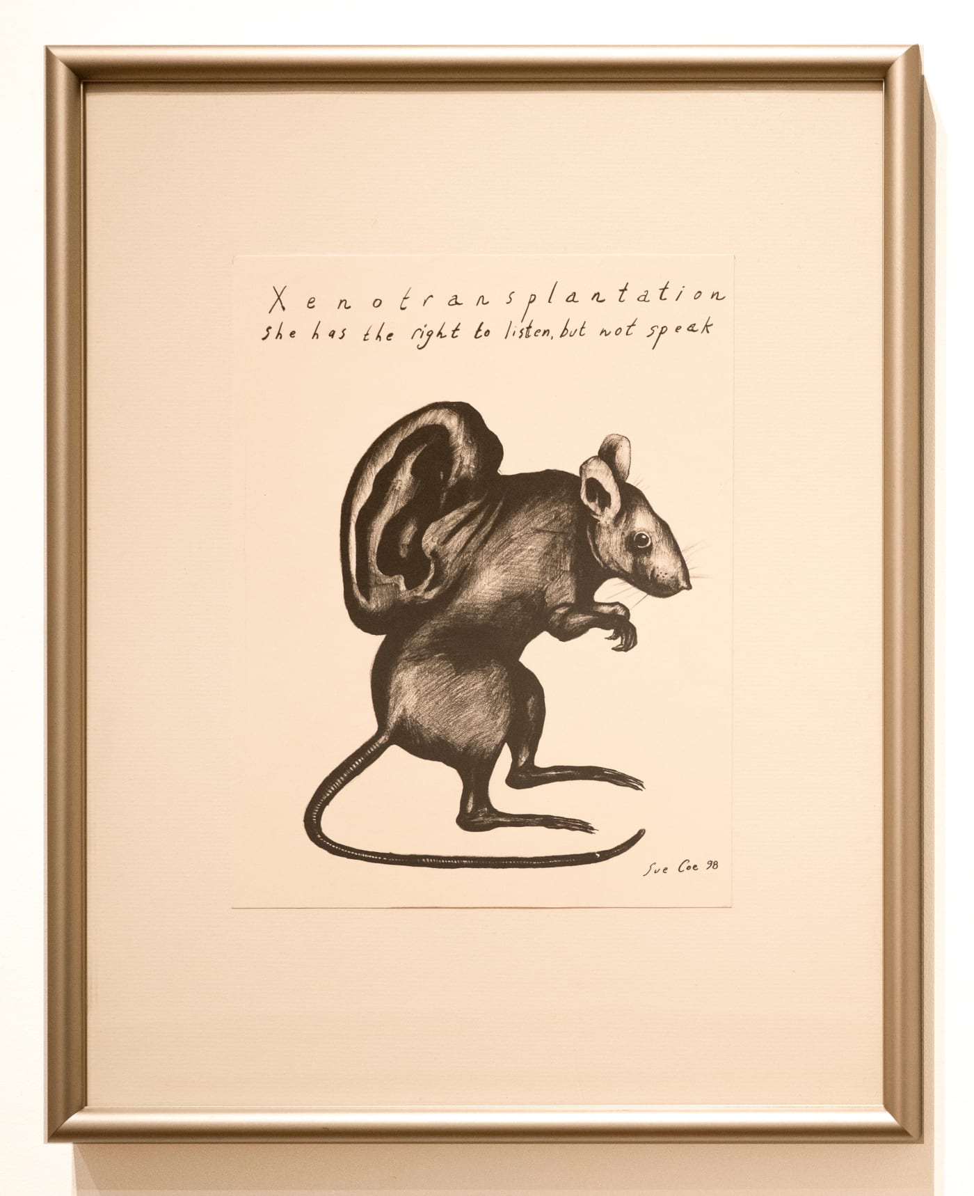 Sue Coe, Xenotransplantation, 1999