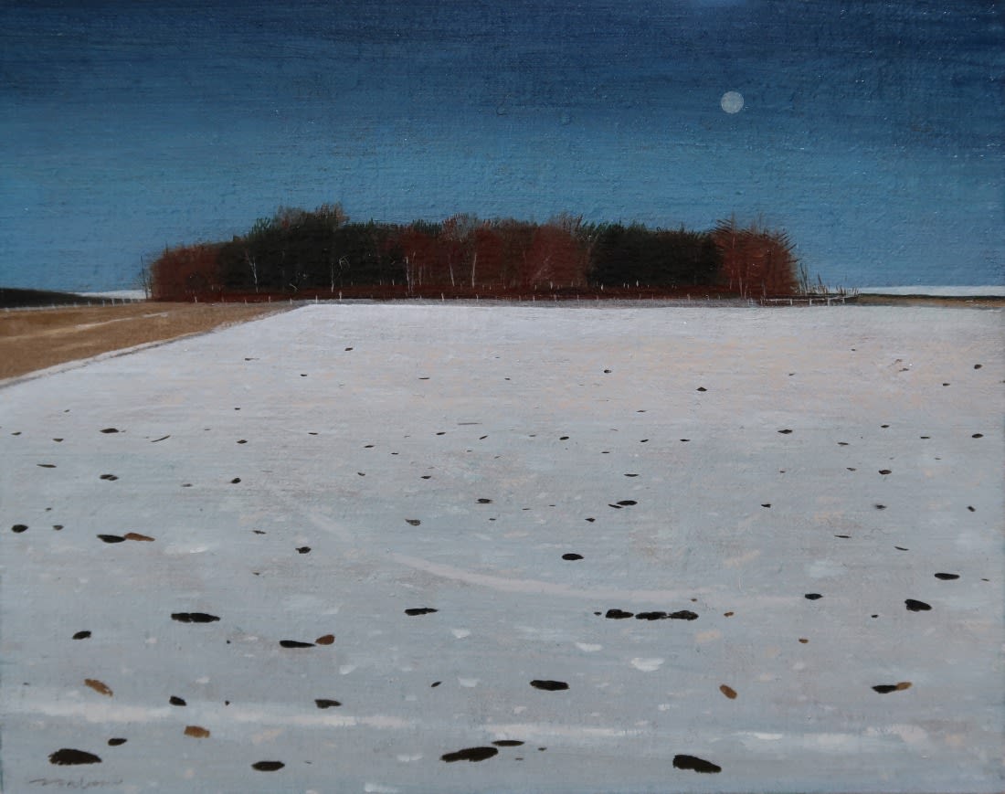 Tom Mabon, Winter Field and Full Moon