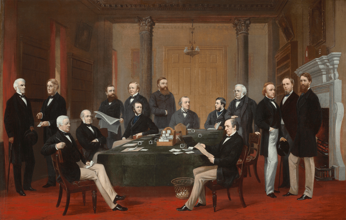 Henry Barraud, William Ewart Gladstone (1809-98) with his Cabinet, 1868