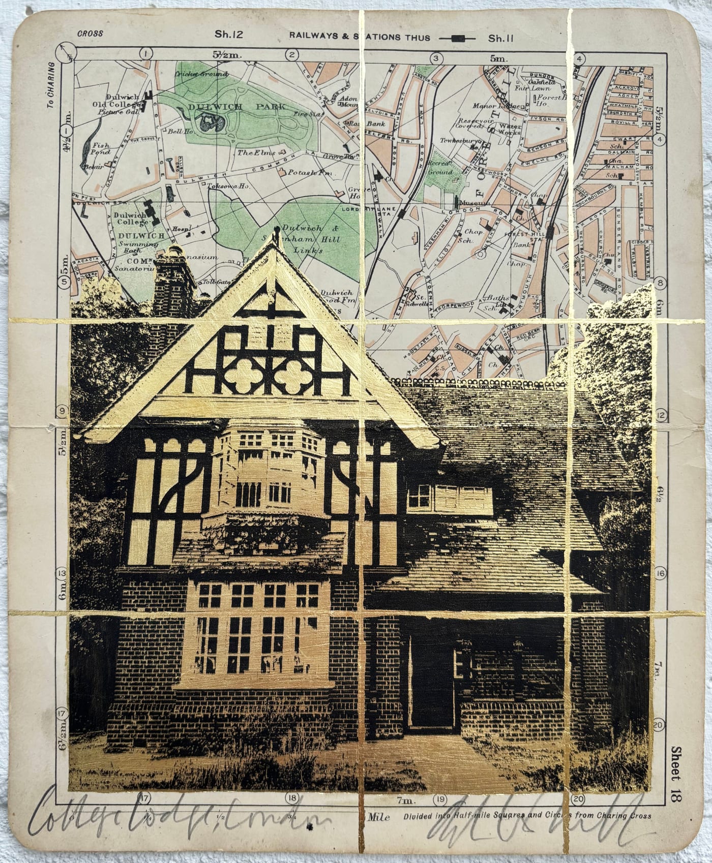 Angela Morris-Winmill, College Lodge, Gold Leaf