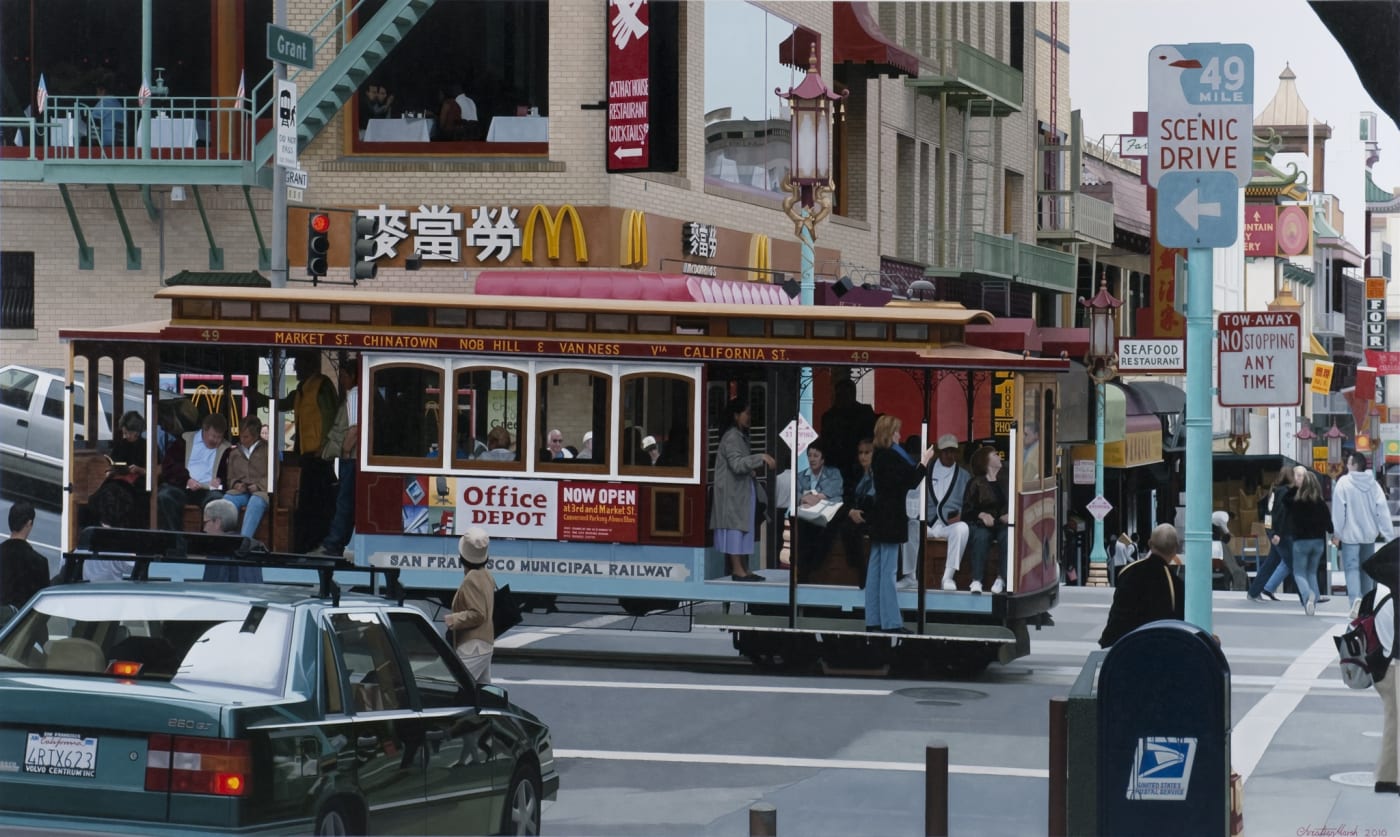 Christian Marsh, Chinatown cable car, San Francisco