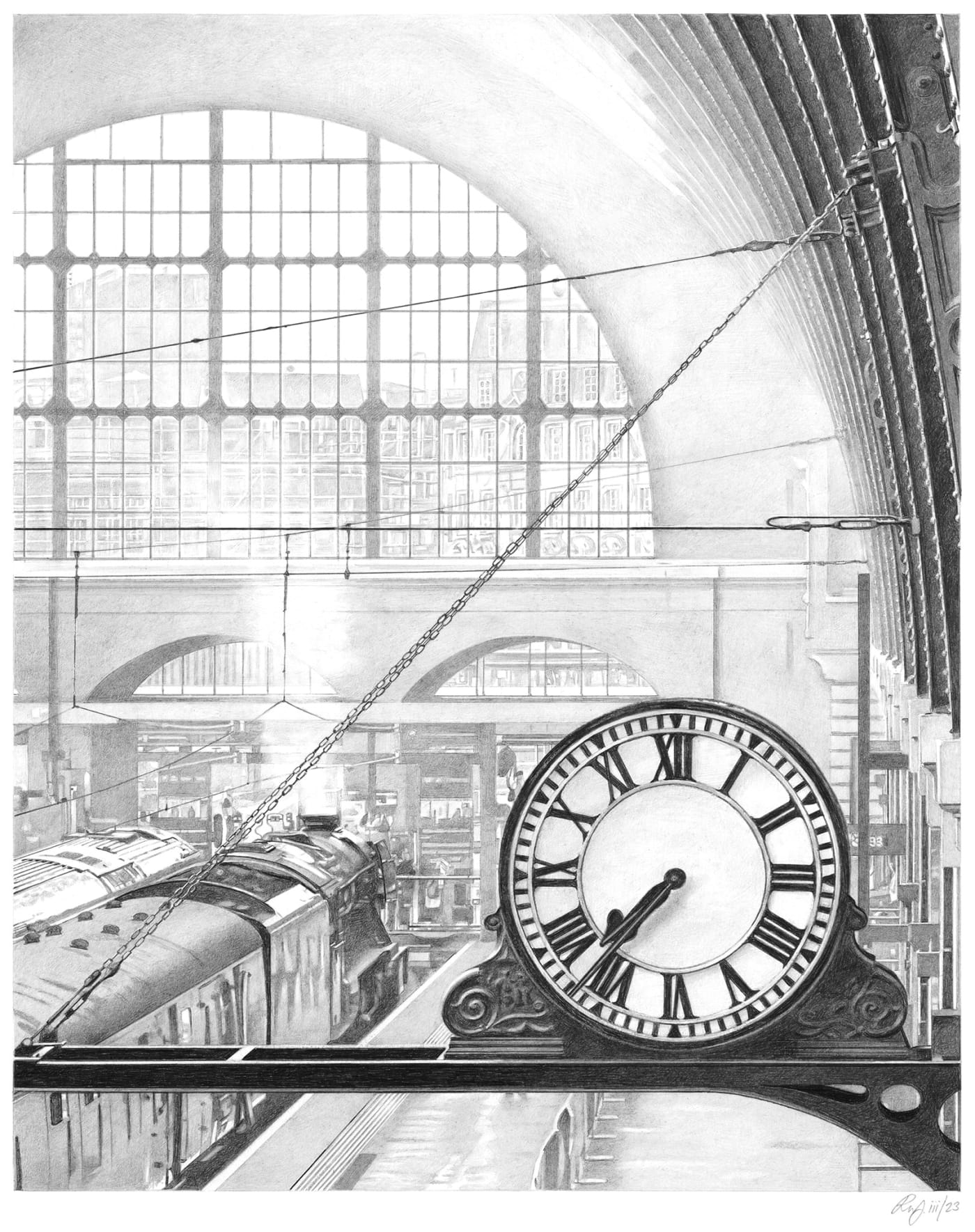 Roger Watt, Flying Scotsman at Kings Cross