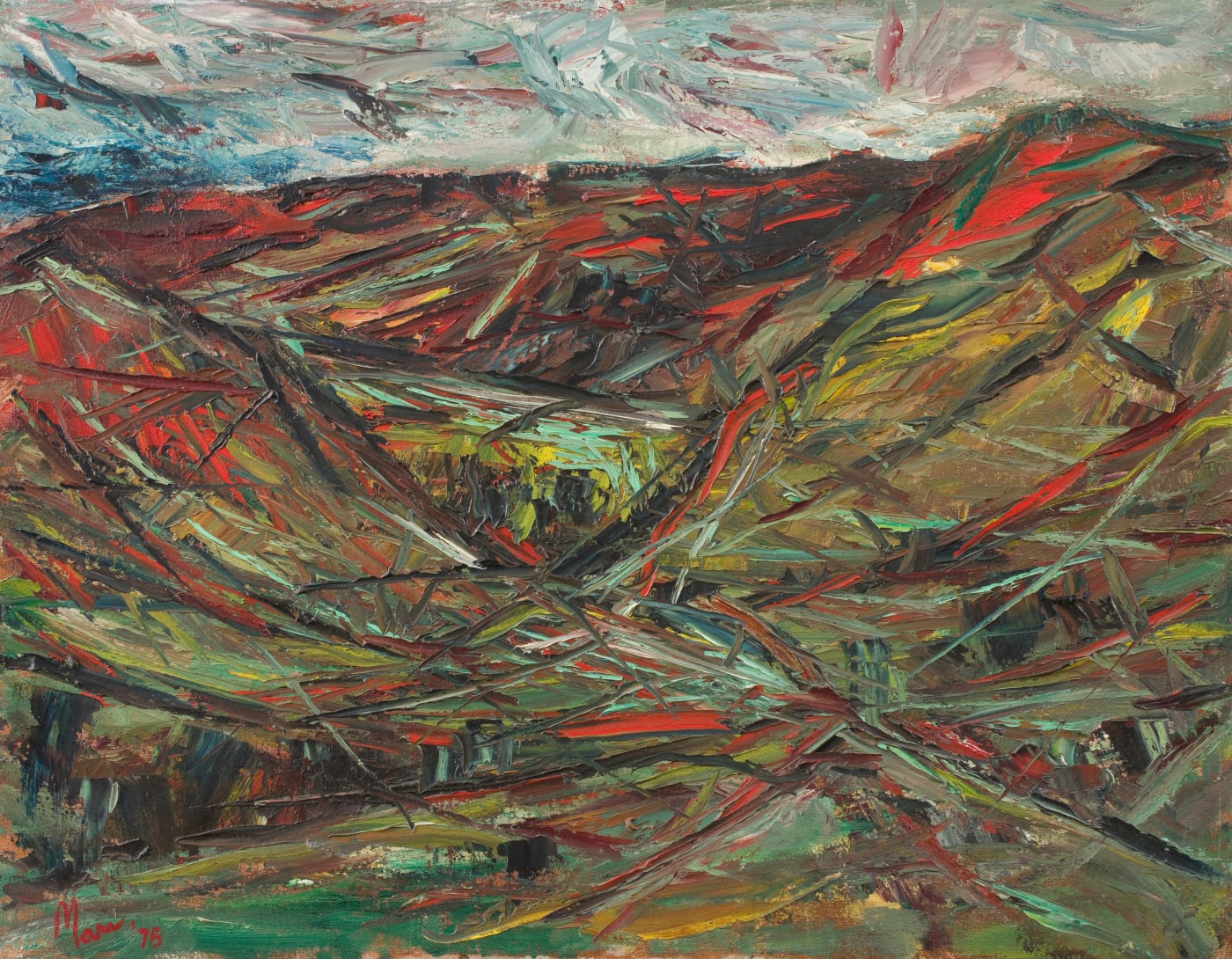 Leslie Marr, Shropshire, Stiper Stones, 1975