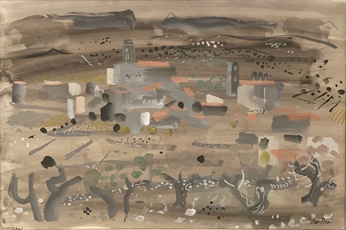 John Piper, Puéchabon, 1959