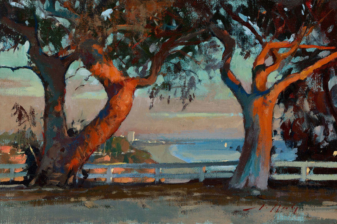 Paul Rafferty, 25. View over Santa Monica, 2022
