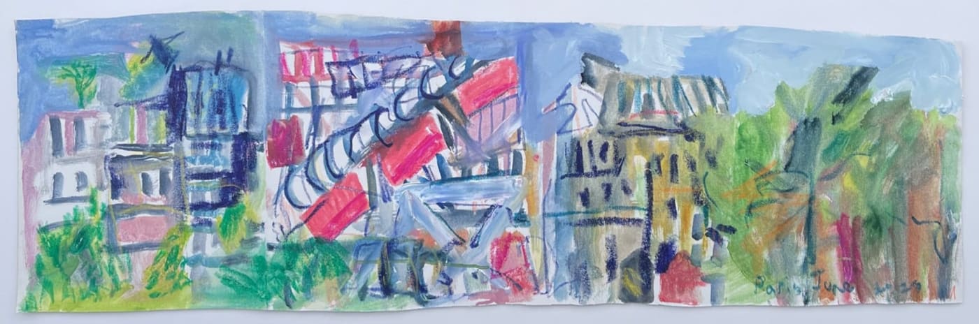 Emily Powell, Walk To The Pompidou, 2023