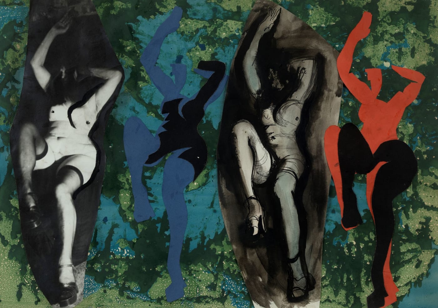 John Piper, Working collage for 'Eye and Camera' series, circa 1973
