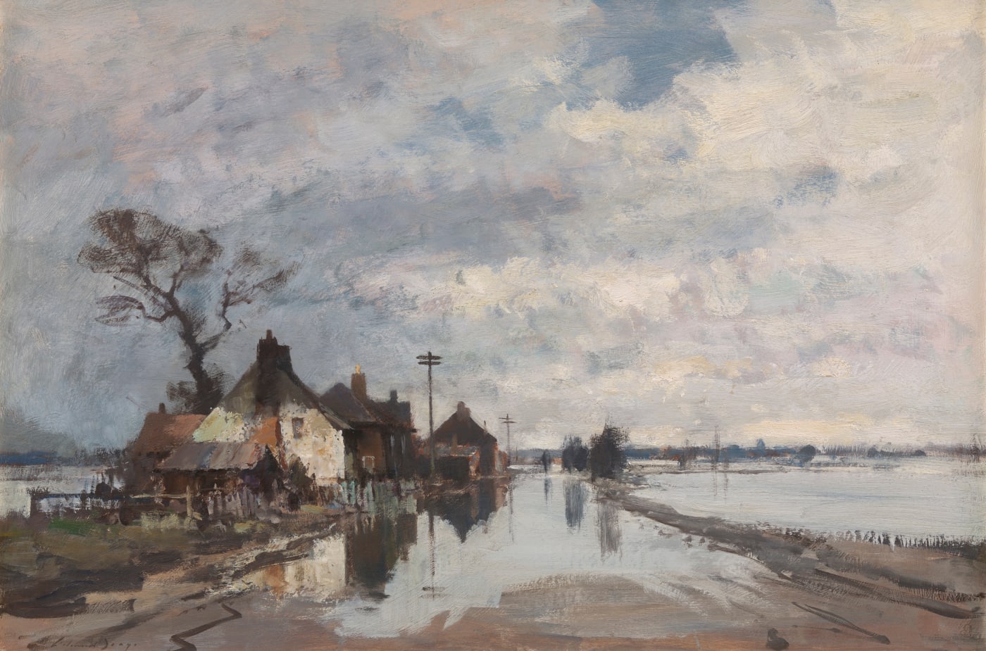 Edward Seago, Flooding near Beccles