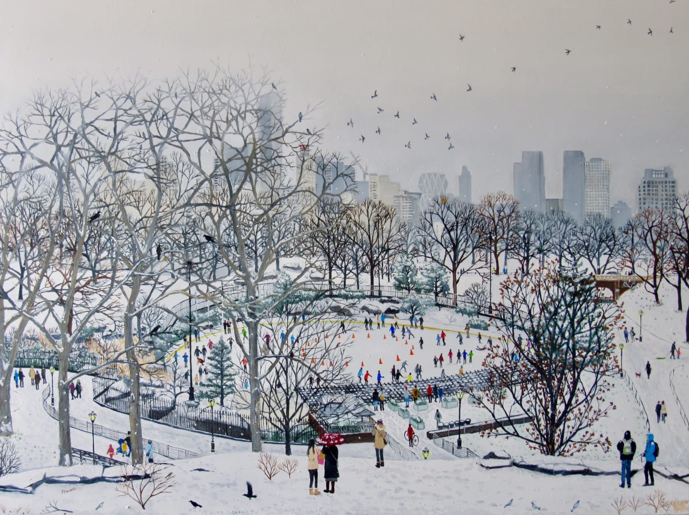 Emma Haworth, Central Park II, 2017