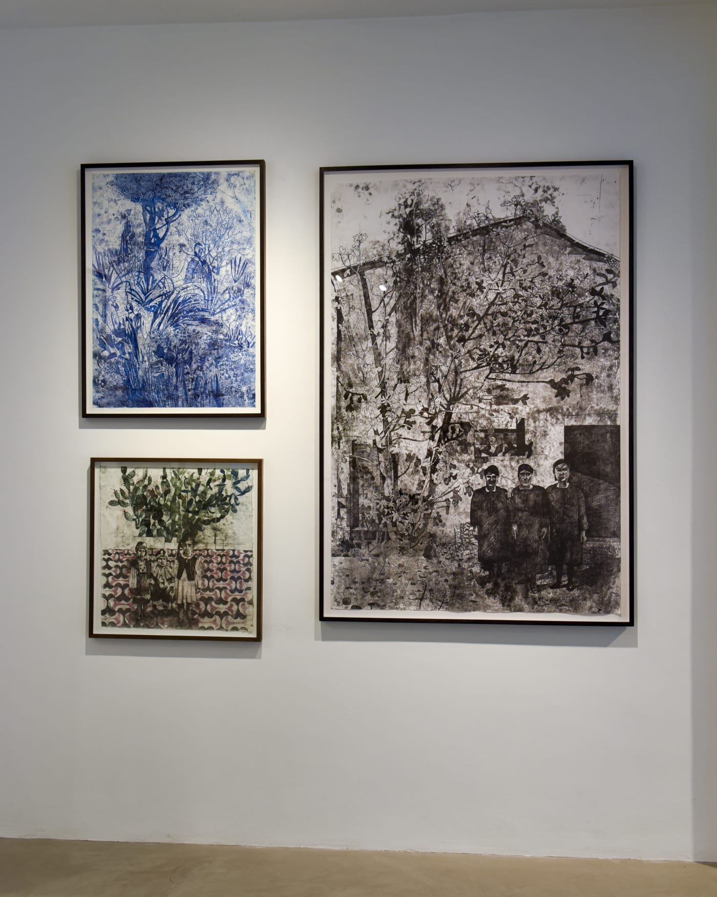 Sophie Charalambous, Pear Fig Pomegranate Installation View, 2021