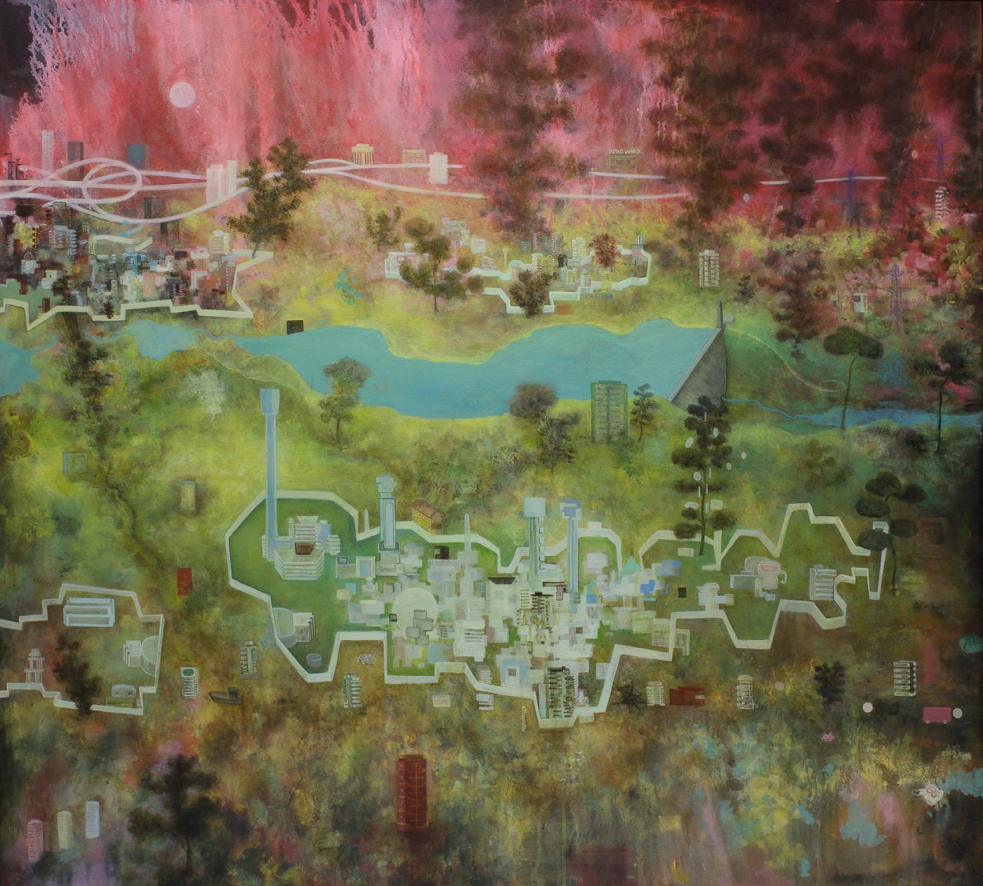 Alasdair Wallace, Walled Cities, 2016