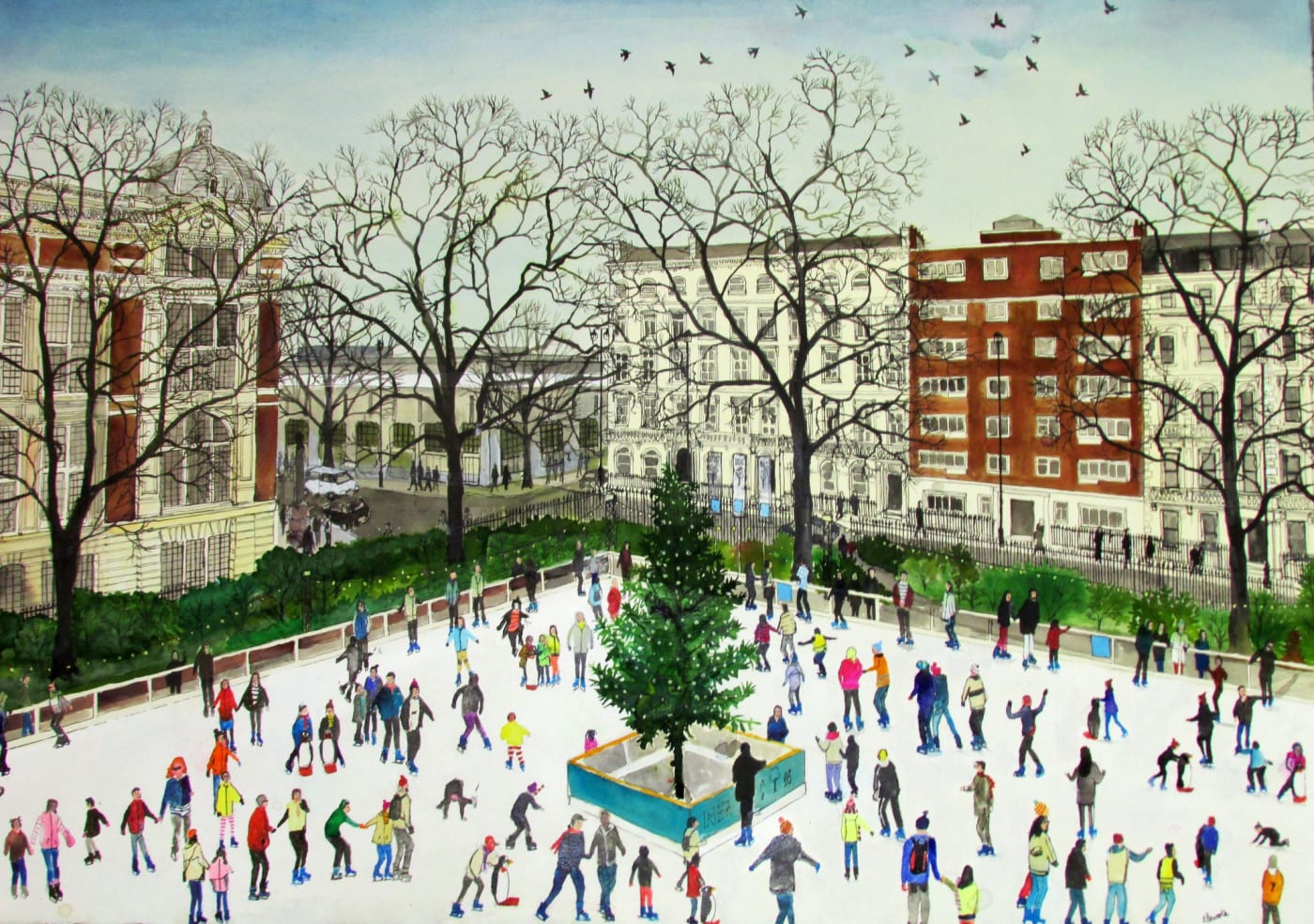 Emma Haworth, Ice Skaters, 2013