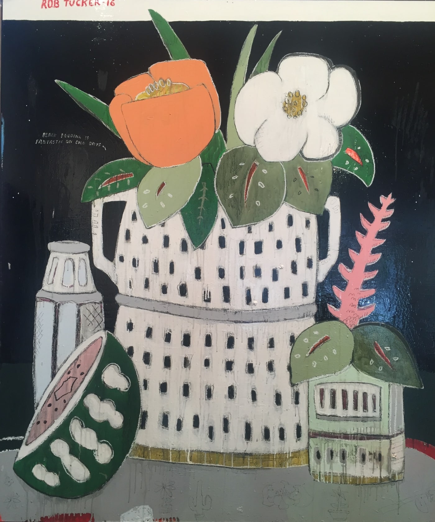 Rob Tucker, Black pudding is fantastic on cold days, 2016