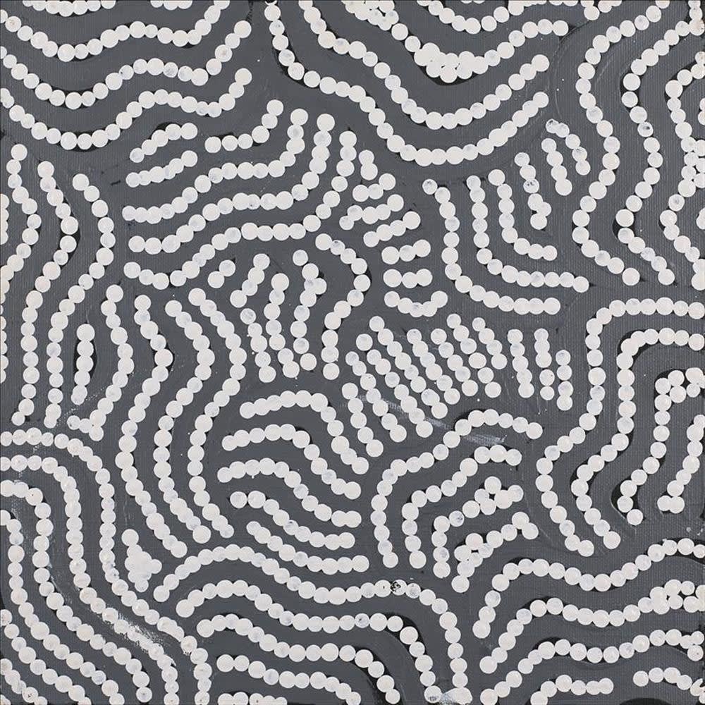 Jerusha Nungarrayi Morris, Lukarrara Jukurrpa (desert Fringe-rush Seed Dreaming), 2016