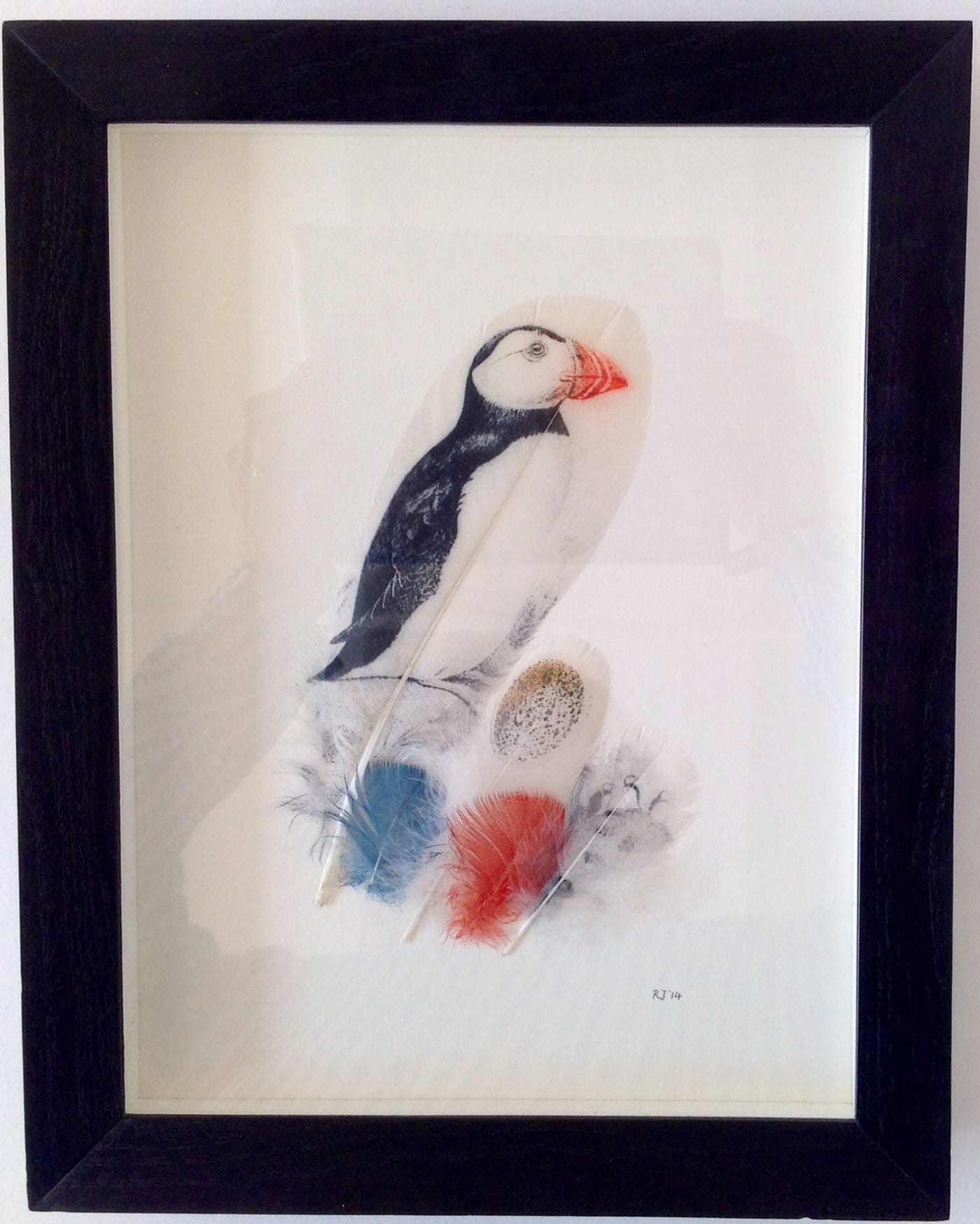 Rebecca Jewell, Puffin and Egg, 2014