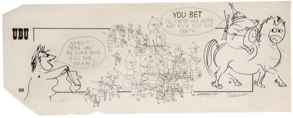 Franciszka THEMERSON, Comic strip 58 (of 90), 1970