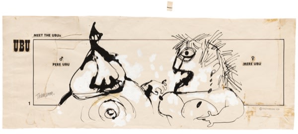 Franciszka THEMERSON, Comic strip 1 (of 90), 1970