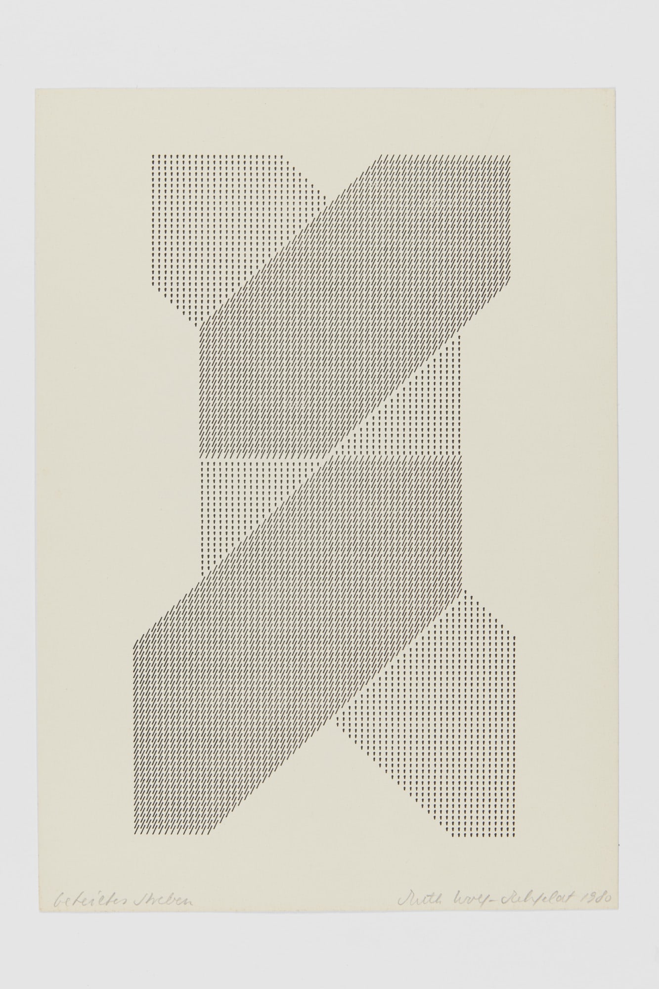 Ruth WOLF-REHFELDT, Divided Aspiration, 1980