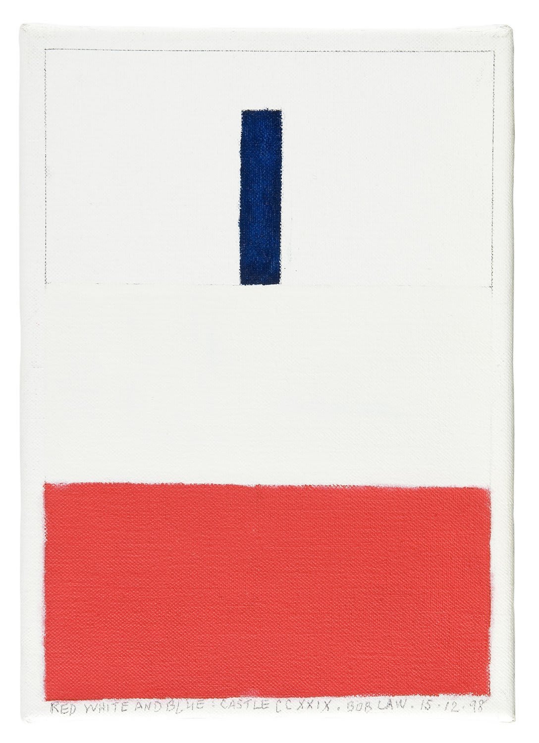 Bob LAW, Red White and Blue Castle CCXXIX 15.12.98, 1998