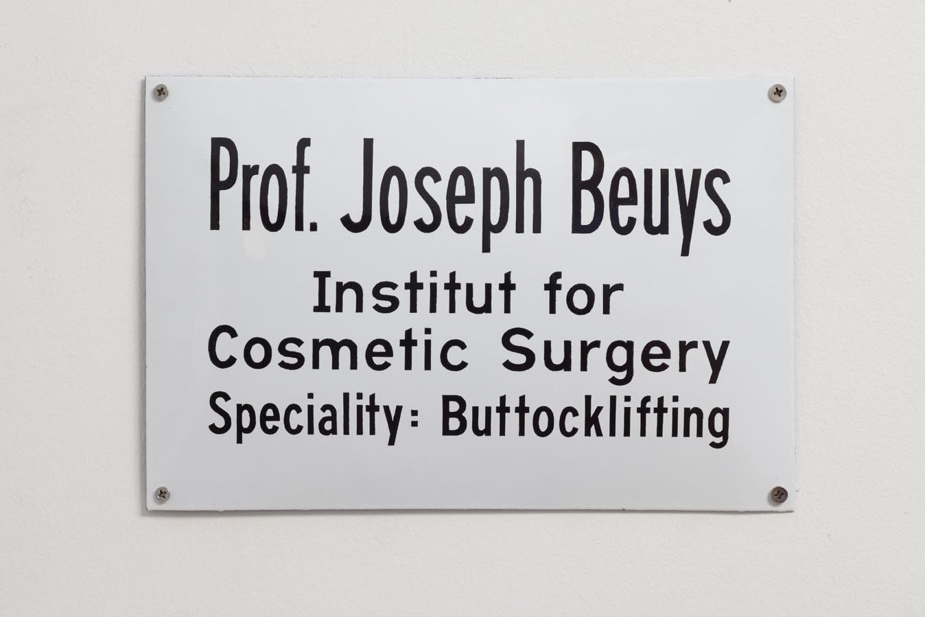 Joseph BEUYS, Buttocklifting, 1974