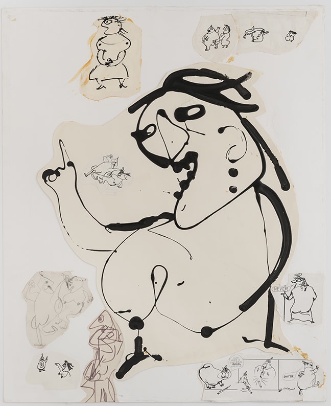 Franciszka THEMERSON, Mère Ubu Drawings, Ubu Comic, 1969